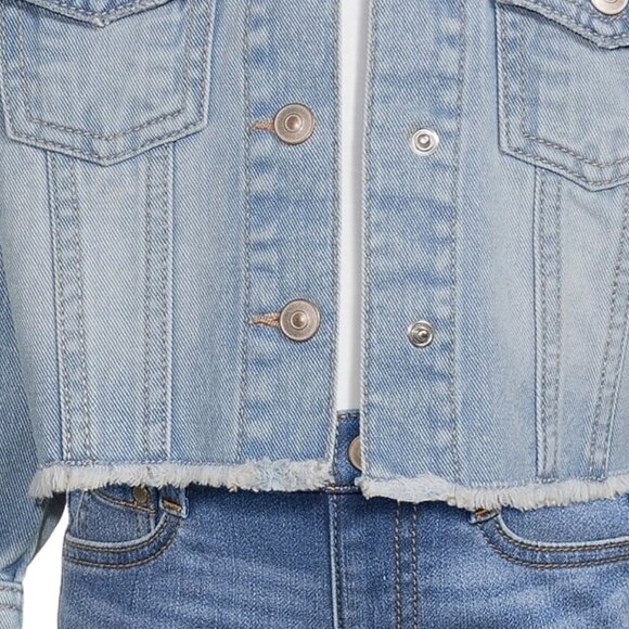 Wonder Nation Toddler Blue Denim & Plaid Jean Jacket, Size 12M-5T - NWT - Picture 3 of 6